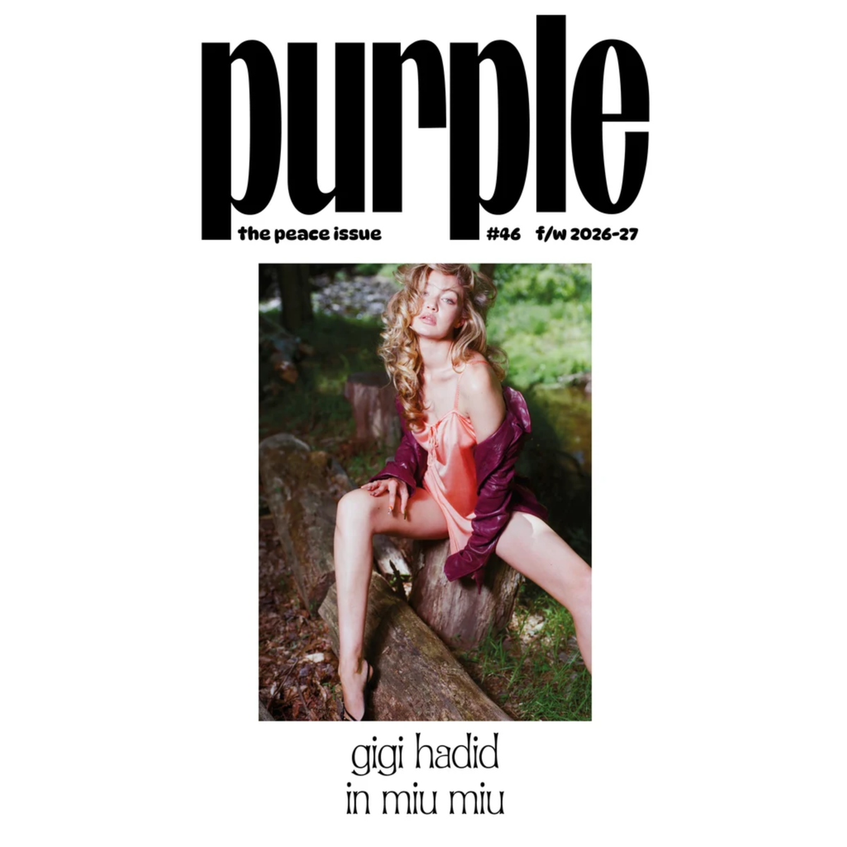 Purple Fashion Magazine Issue #46: The Peace Issue (FW 2026)