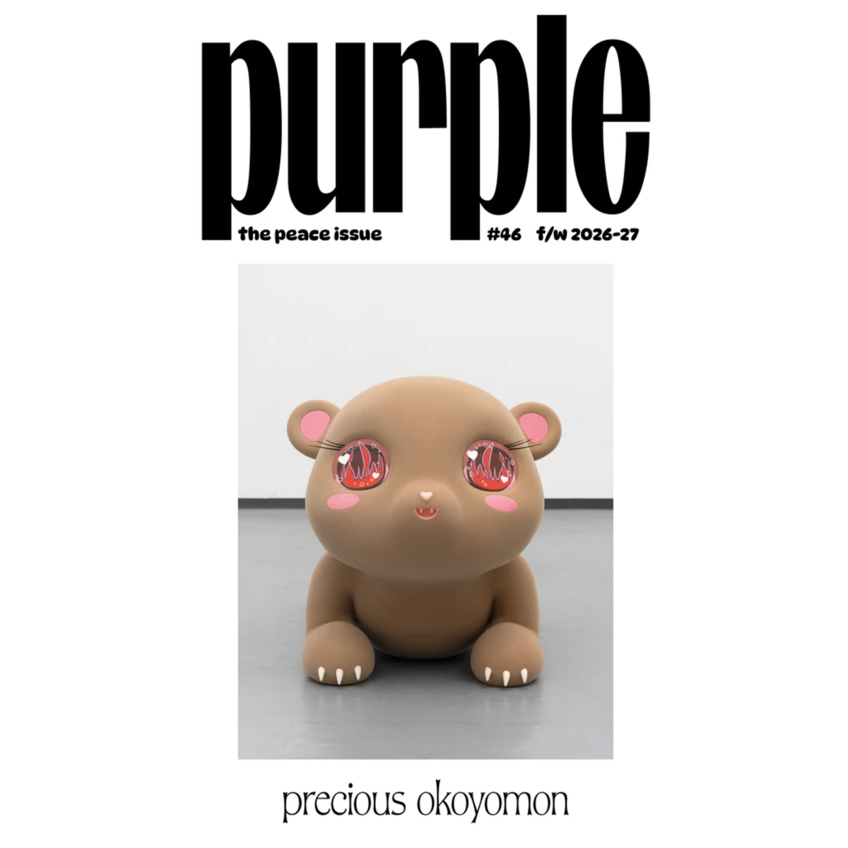 Purple Fashion Magazine Issue #46: The Peace Issue (FW 2026)