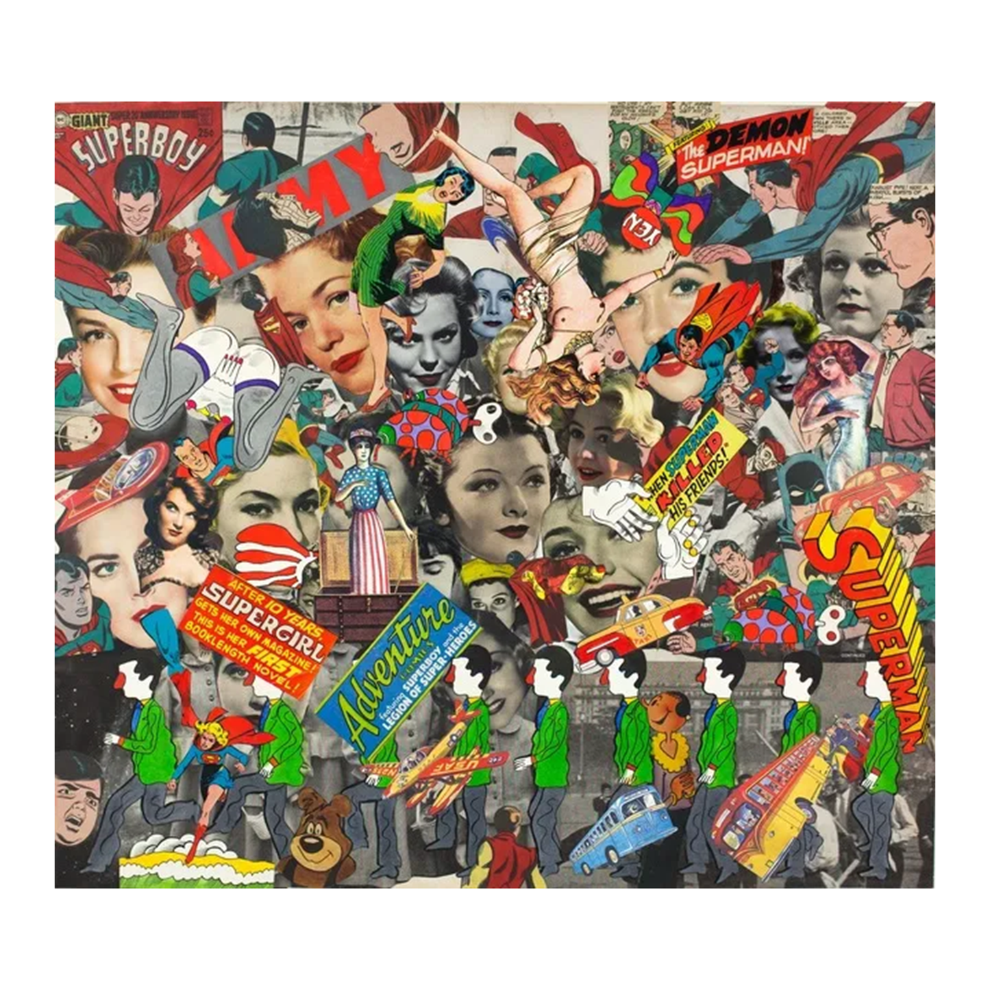 Tanaami Drawing Collages CRASH