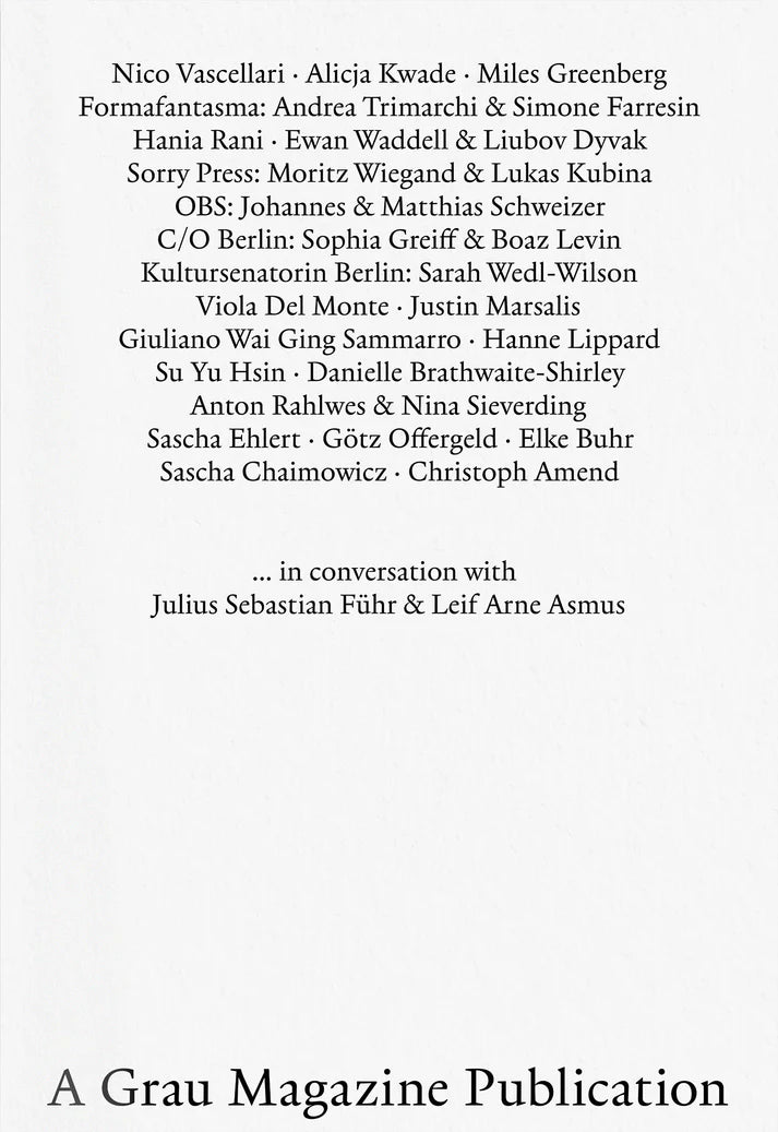 a Grau Magazine #3- Winter 2025/26